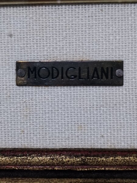 Tablou, miniatura rara pictata manual, semnata  MC Dagliani